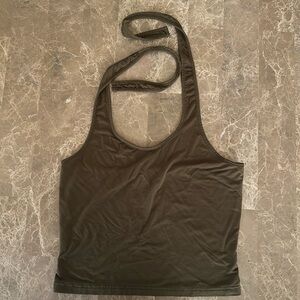 Green Halter Top